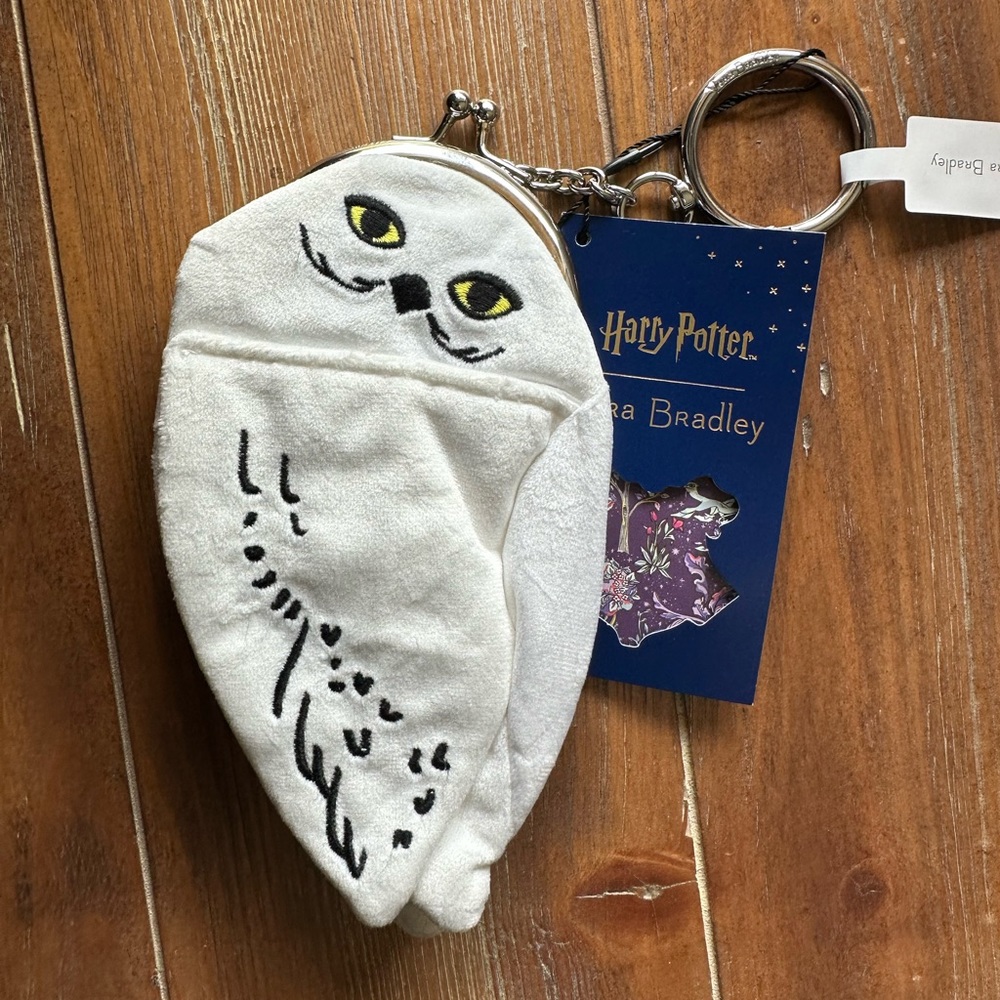 Limited Edition Vera Bradley x Harry Potter Hedwig Bag Charm